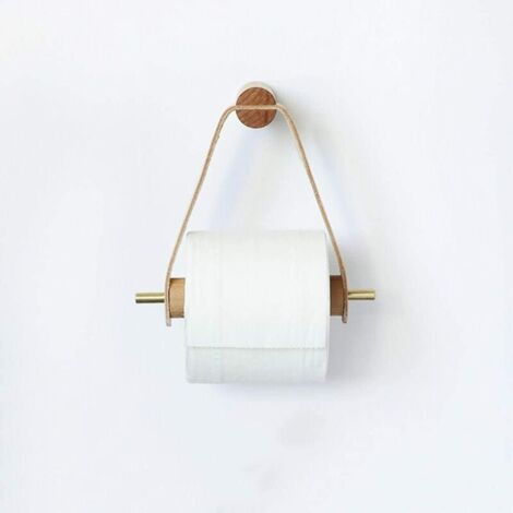 Nordic Creative Wooden Rollenhalter Badezimmer Lagerung Tissue Holder Box Badezimmer-Accessoires