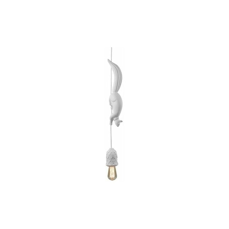 Nordic écureuil résine pendentif led moderne lampe suspendue lumière pour chambre enfants chambre décor de chambre d'enfants