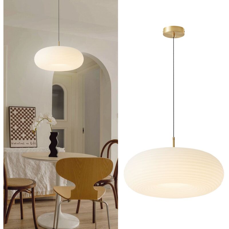 Arturesthome - Nordic Simple Eye Care Lustre en acrylique à une tête D20cm x H19.5cm