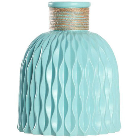 Nordic-style plastic vase, modern geometric design, for flowers and home decor