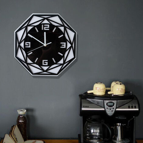 Nordic wall clock living room modern minimalist acrylic clock European light luxury decoration creative clock 30cm
