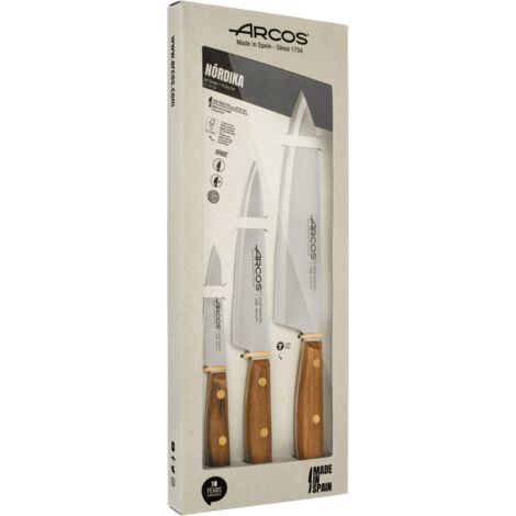 Nordika ARCOS set 3 pièces manche en bois