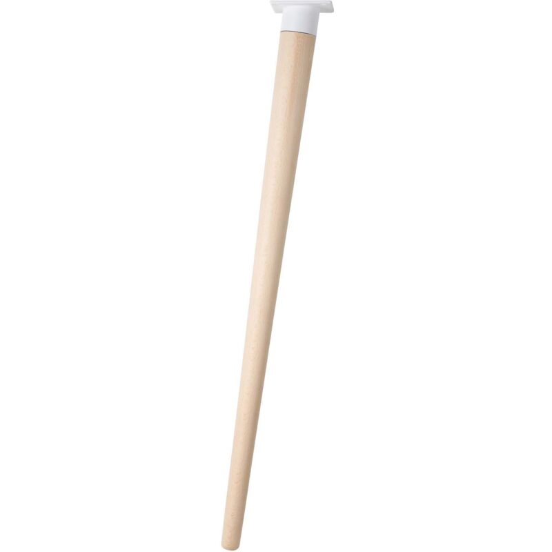 Mengual - Pied De Table Conique Nordique 71 Cms Base Blanc Hêtre