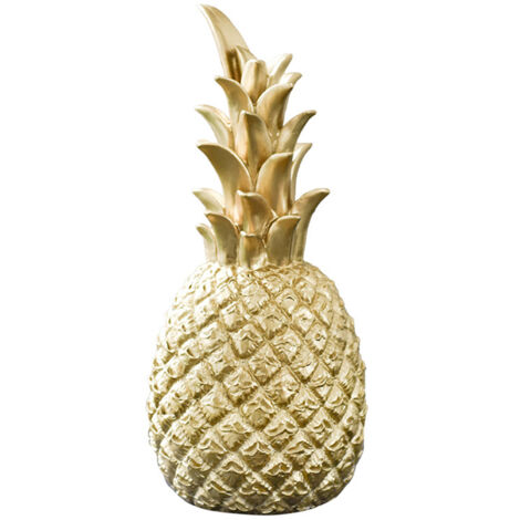 Nordisch-moderne Ananas-Dekoration aus Kunstharz für Wohnzimmer, Büro oder Weinregal