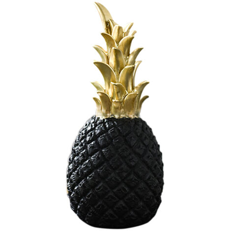 Nordisch-moderne Ananas-Dekoration aus Kunstharz für Wohnzimmer, Büro oder Weinregal
