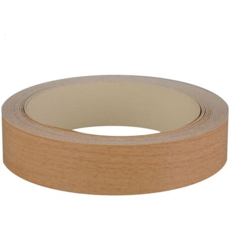 Nordlinger – Bande de chant adhésif hêtre clair 16/19mm – Prête à poser sans outil – Pour habillage de panneaux et tablettes