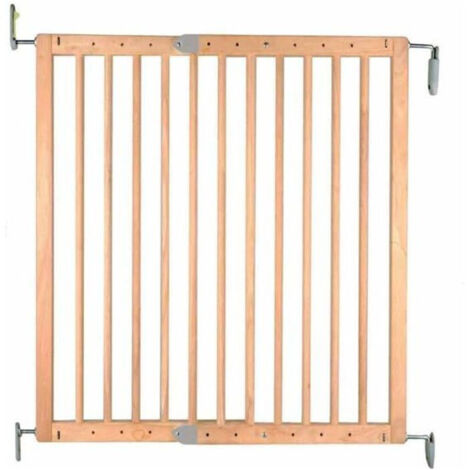 Nordlinger – Barrière de sécurité en métal pivotante 69-107 cm – Hauteur 77 cm – Solution sécurisée pour enfants – Modèle Lemon