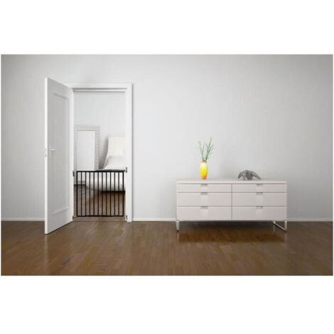 Nordlinger – Barrière de sécurité enfant ajustable 64-113 cm – Hauteur 73 cm – Métal durable avec fixation par perçage – Conforme norme NF EN 1930