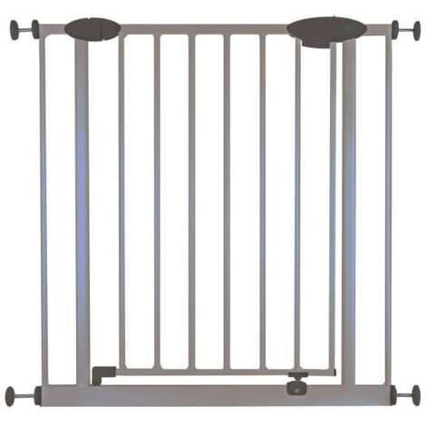NORDLINGER Barrière métal Roméo, portillon à pression 73-81cm, hauteur 77cm