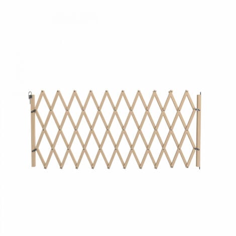 NORDLINGER Barrière Stopmax, en bois brut, extensible à 230cm