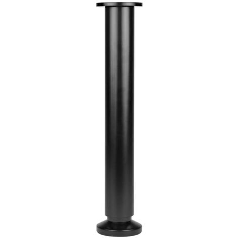 NORDLINGER PRO Base rotonda, acciaio cromato, set di 4 pezzi