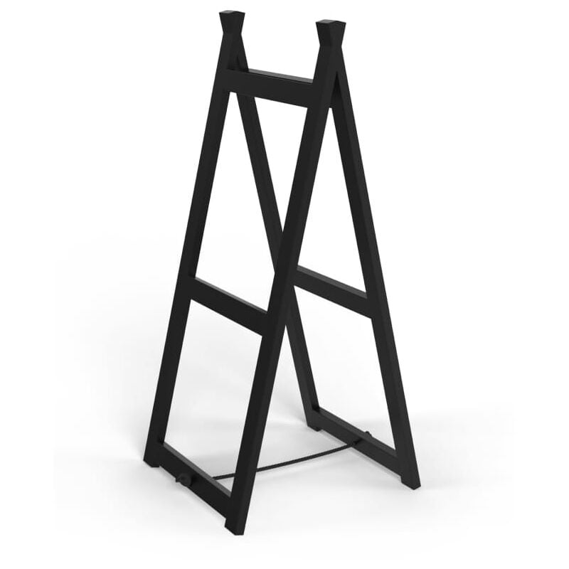 Nordlinger - chelle étagère en bois teinté noir 88cm