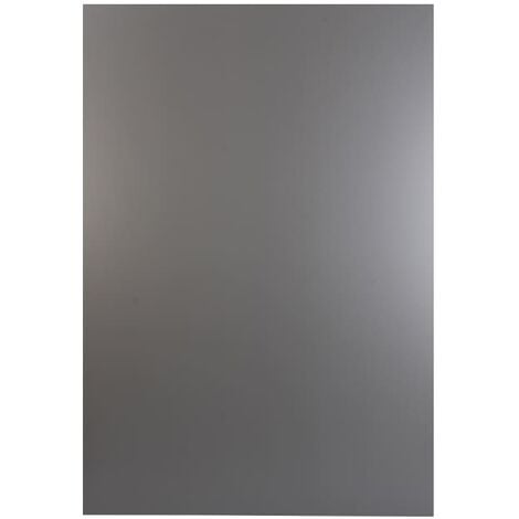 NORDLINGER PRO Plaque composite Crédence - Black Silver- Aluminium - 80 x 120 cm 3/0,15 mm - Idéal cuisine