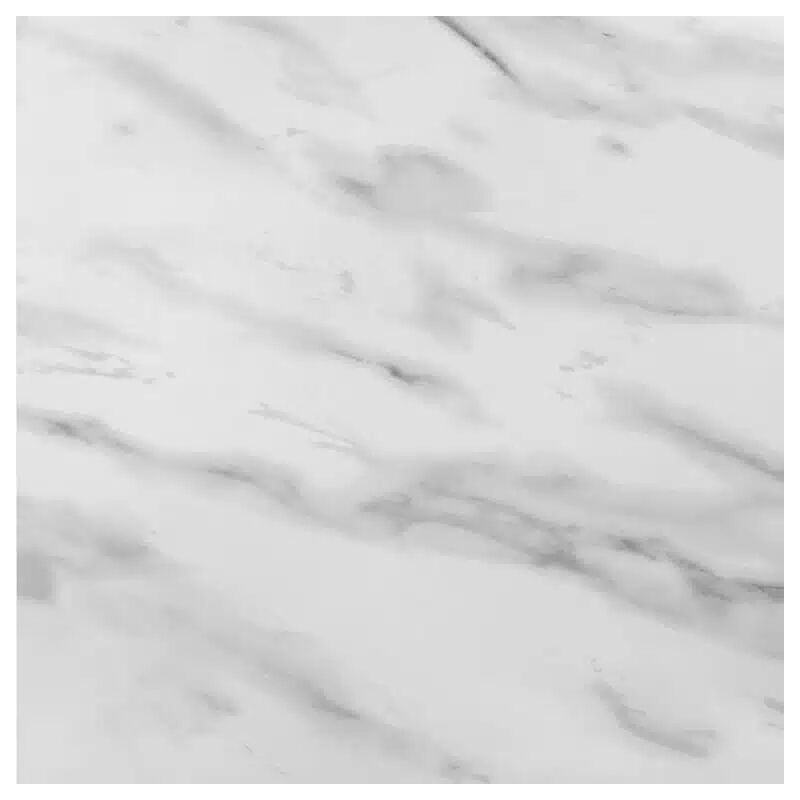 Pro Plaque composite Crédence - Marbre Blanc - Aluminium - 80 x 120 cm 3/0,15 mm - Idéal cuisine - Nordlinger