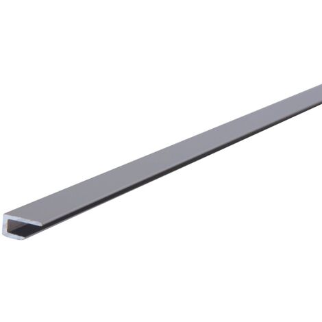 Nordlinger – Profil de finition alu en U 1220 mm x 3 mm – Finition élégante pour panneaux composites – Durable et esthétique
