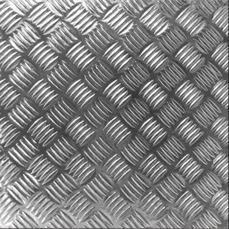 Nordlinger – Revêtement adhésif tôle striée 45 x 200 cm – Pour surfaces lisses intérieures et extérieures – Facile à poser et recouper