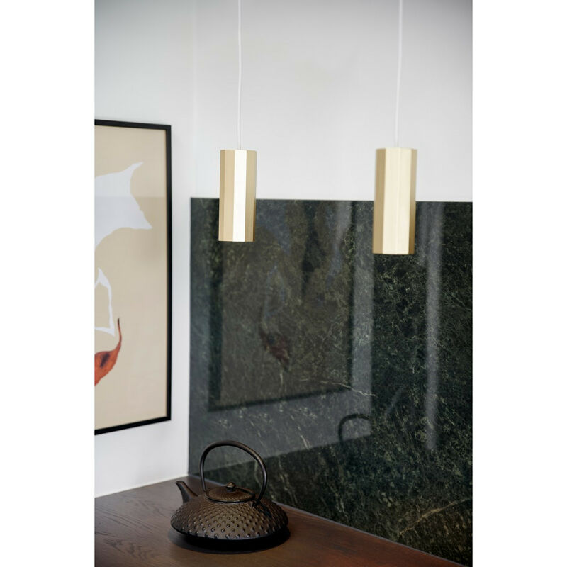 Image of Alanis Slim Pendant Ceiling Light Brass GU10 - Nordlux