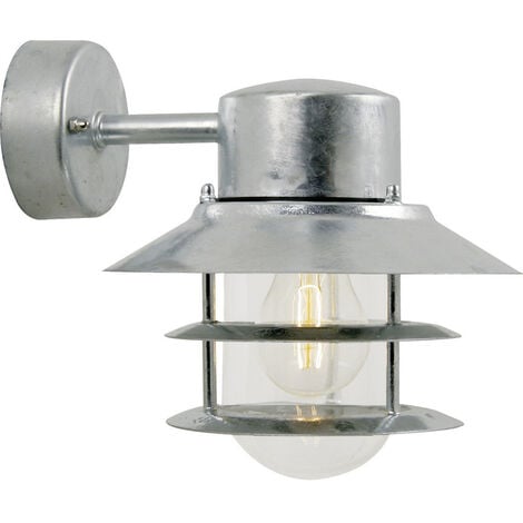 Nordlux Blokhus 25051031 Außenwandleuchte Energiesparlampe, LED E27 60 W Stahl