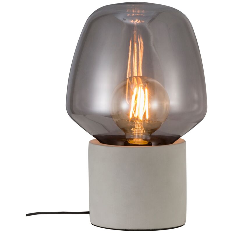 Lampe à poser christina 20 Béton Gris clair, H.30 - IP20 - E27 / Nordlux Intérieur