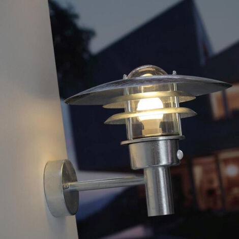 Nordlux LØnstrup 32 Sensor Außen-Wandleuchte Zink