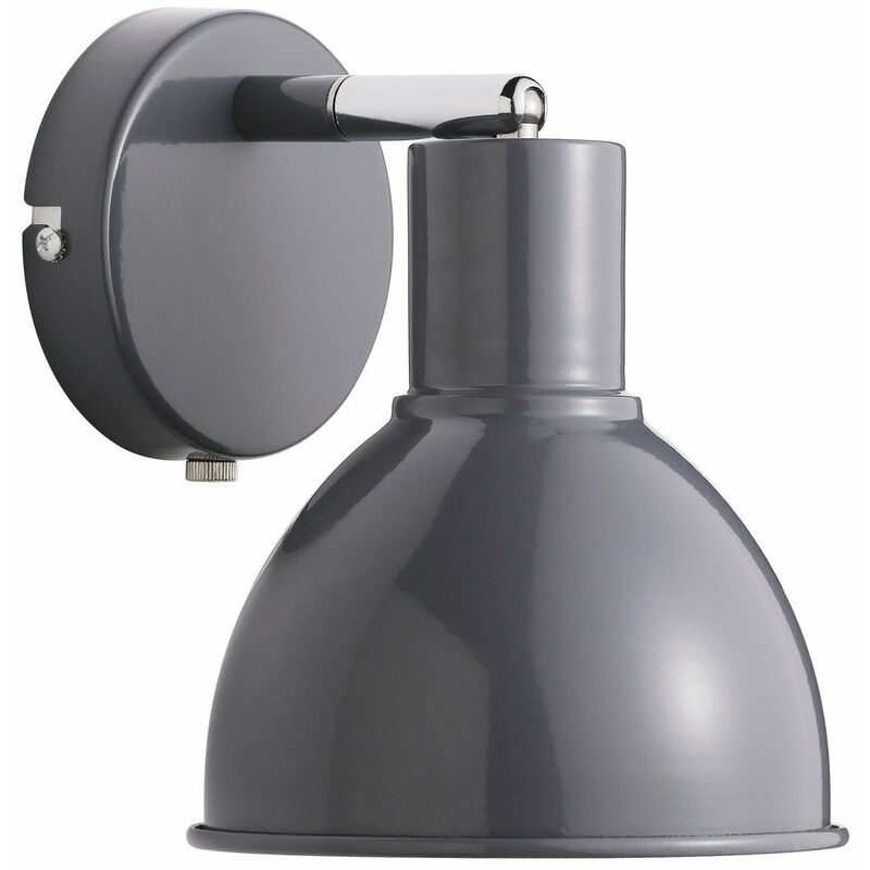 Pop Lampada da parete Dome Antracite, E27