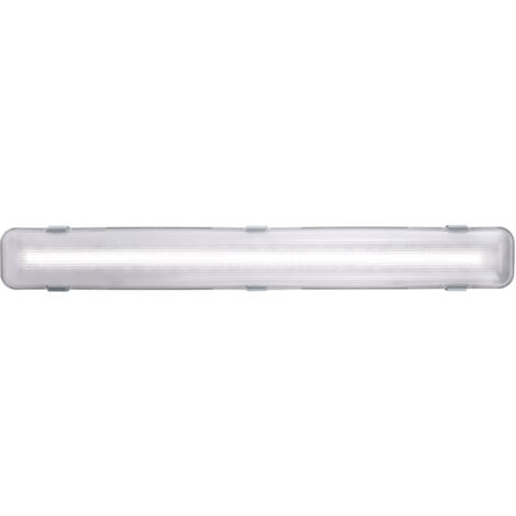 Nordlux Works Feuchtraumleuchte LED G13 9 W Silber