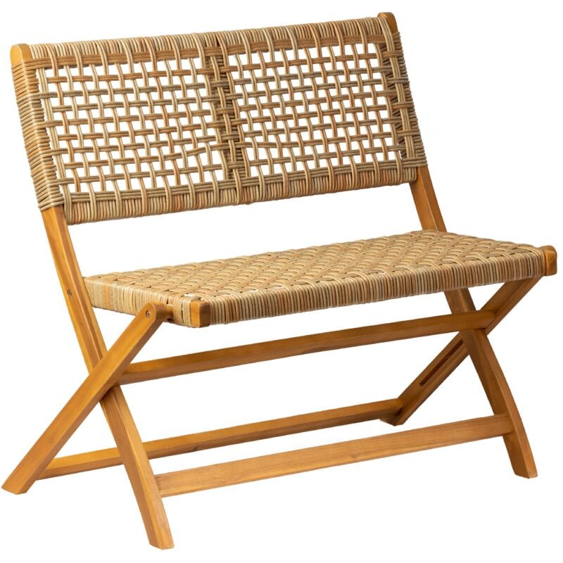 Banc Interieur Exterieur en Bois et Corde - Nordlys