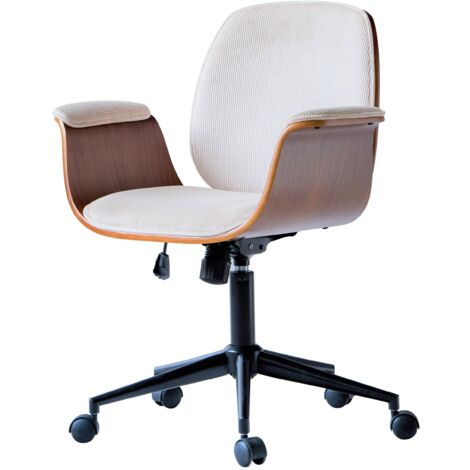 Nordlys - Chaise de Bureau Design Reglable en Bois