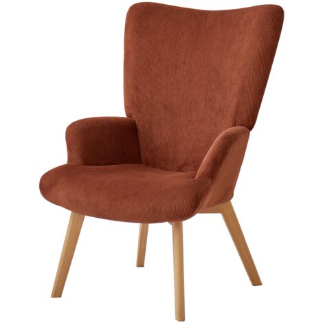 Nordlys - Fauteuil de Salon Scandinave Pieds Bois