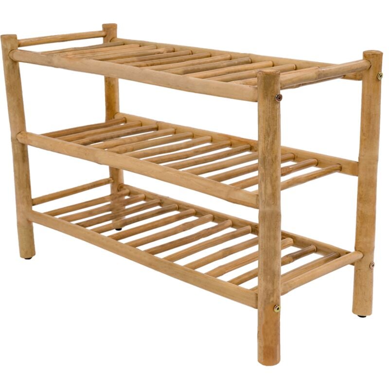 Nordlys - Meuble Entrée a Chaussures Rotin 2 Tiroirs