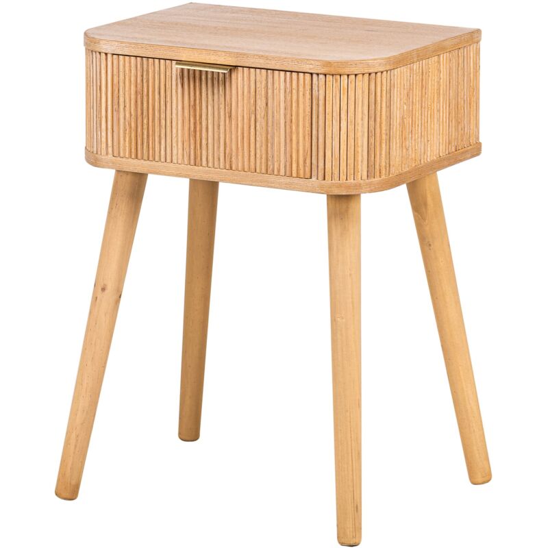 Table de Chevet Nuit Appoint Naturel en Bois - Nordlys