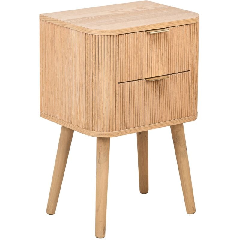 Table de Chevet Nuit Appoint Naturel en Bois - Nordlys