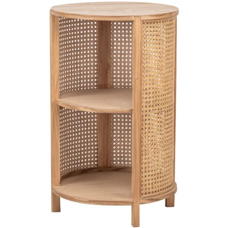 Nordlys - Table de Chevet Nuit Appoint Naturel en Bois
