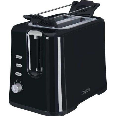 Nordwest 2-Schlitz Toaster TA 3102 swi 870 W schwarz-Inox 2 Toastscheiben