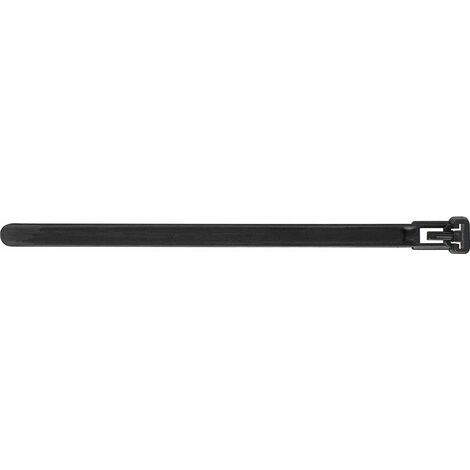 NORDWEST Handel AG Kabelbinder L.100mm B.3,6mm PA 6.6 schwarz 100St./Btl. KBI 2-20-RX
