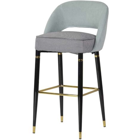 Norfolk Blauer Samthocker 51X53X102 cm