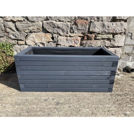 Norfolk Planter (Painted Wooden Planter - Choice of Colours Available) - L180 x W30 x H30 cm