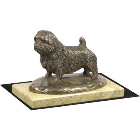 Norfolk Terrier - Hundestatuette, Hundesilhouette-Figur, Trophäe für eine Hundeausstellung von Art-Dog