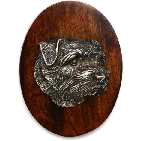 Norfolk Terrier - Showbrosche, Startnummernclip, Hundeabzeichen von Art-Dog