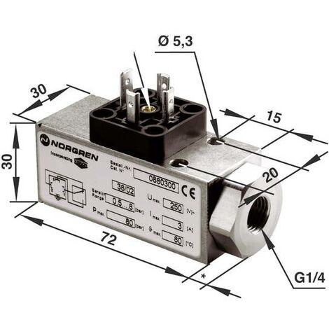 Aria Compressa - Pressostato Trifase per compressori Walmec Art.61061