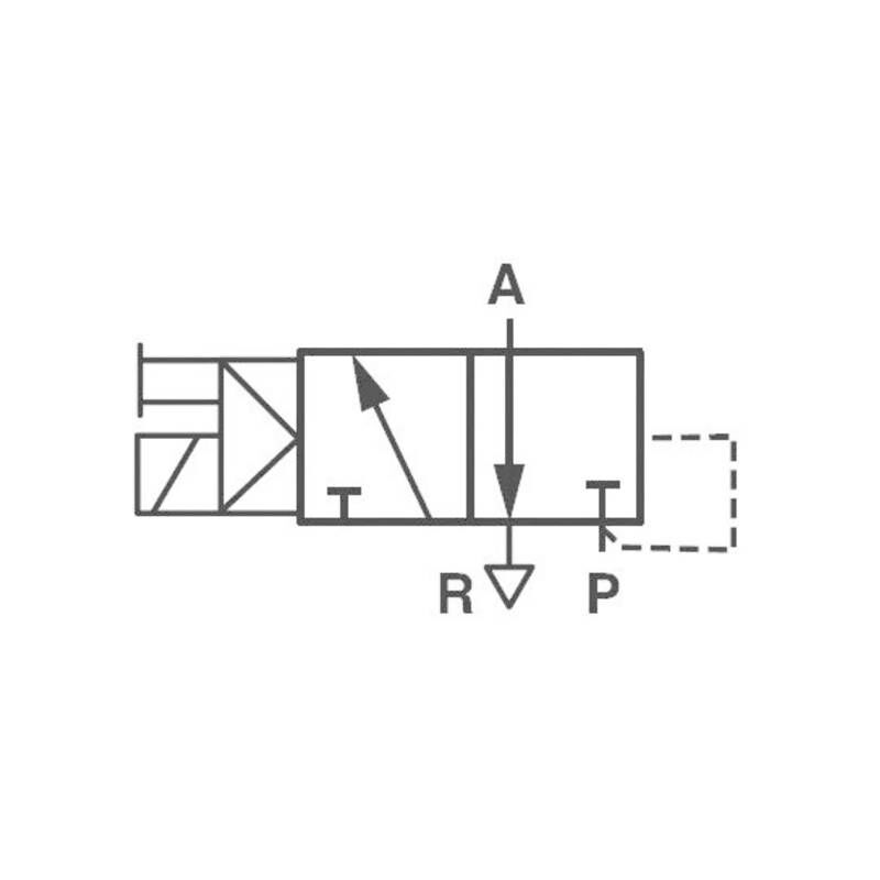 Valvola Pneumatica Ad Azionamento Meccanico V50a413a-A213a 24 V/Dc ...