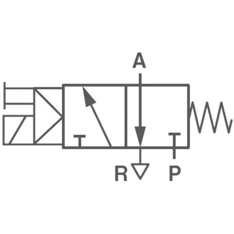 Image of Valvola pneumatica ad azionamento meccanico V51B417A-A213J 24 v/dc Materiale cassa Alluminio Materiale sig nbr - Norgren