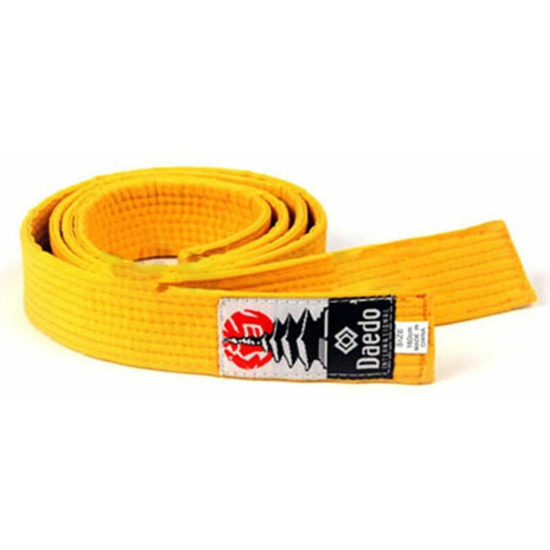 

Cinturón de Artes Marciales Competition Unisex Algodón Amarillo 2,4 m - Noris