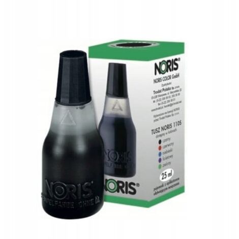 NORIS STEMPELTINTE SCHWARZ 110S 25ML A'10
