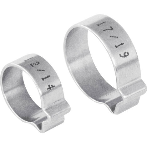 Norma  1-Ohr-Klemme  1107010016 Bündel-Ø-Bereich 14 bis 16 mm   Silber 1 St.