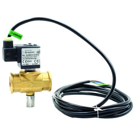 Normal geschlossenes magnetisches gasventil atex manuelle rückstellung 500 mbar ev rmnc adpe/eex 3/4 "pmax 500mbar 230vac