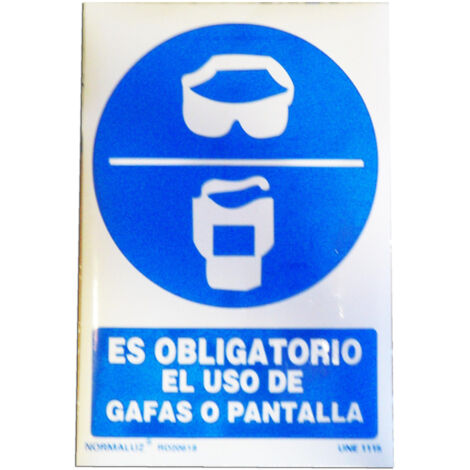 Normallichtsignal 29,5x20 obligatorische Verwendung einer Brille oder PA RD20618