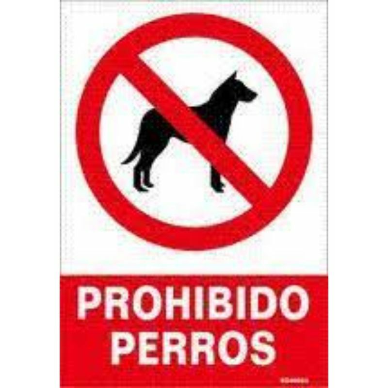 

Señal Pvc 30X40 Prohibido Perros