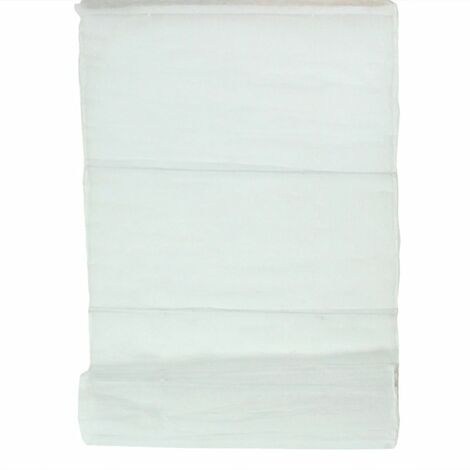 NORMANDY - Store voilage 100% coton blanc 80x170 - Blanc