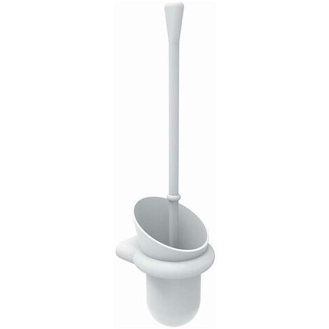 Normbau WC-Bürstengarnitur Nylon Care 512x148x135mm, weiß 300444019